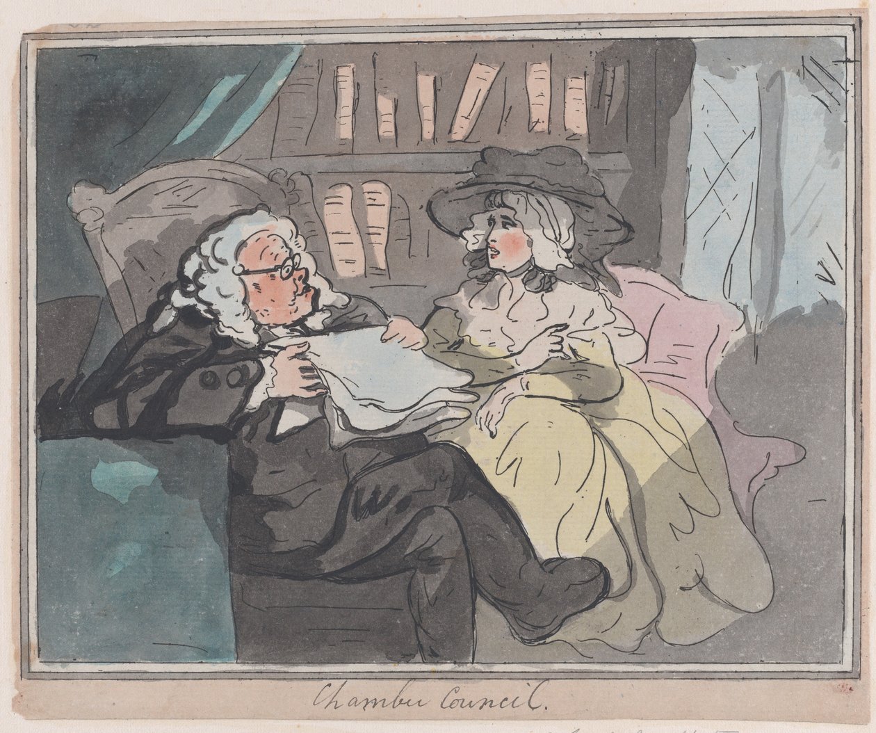Neuvonantajan mielipide sen jälkeen, kun hän oli jäänyt eläkkeelle, n. 1780-94, n. 1780-94. tekijältä Unbekannt