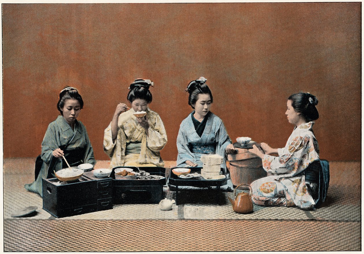 Ruokasali, c1890 tekijältä Unbekannt