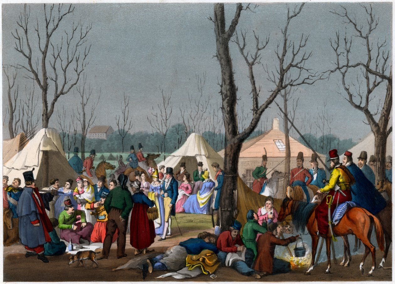Ranskalaiset juhlat, 1700-luku tekijältä Unbekannt