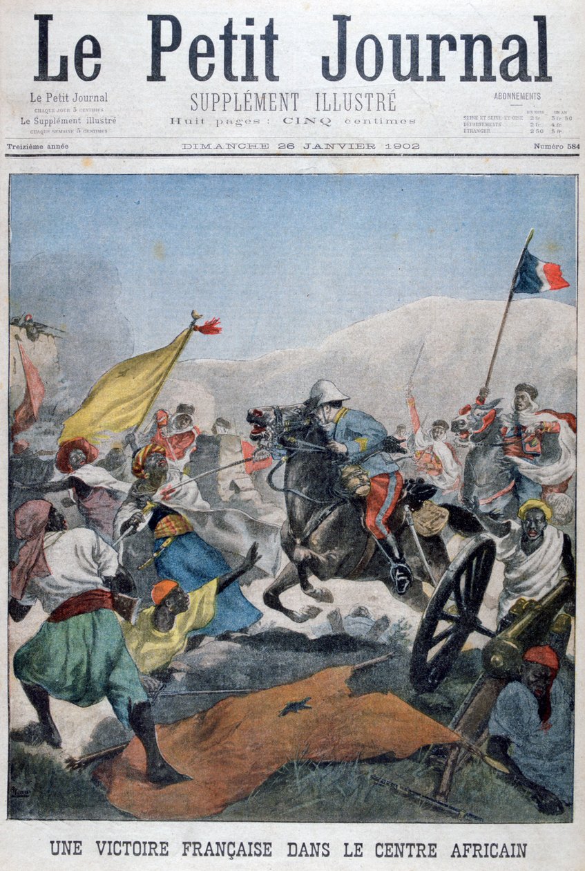 Ranskan voitto Keski-Afrikassa, 1902 tekijältä Unbekannt