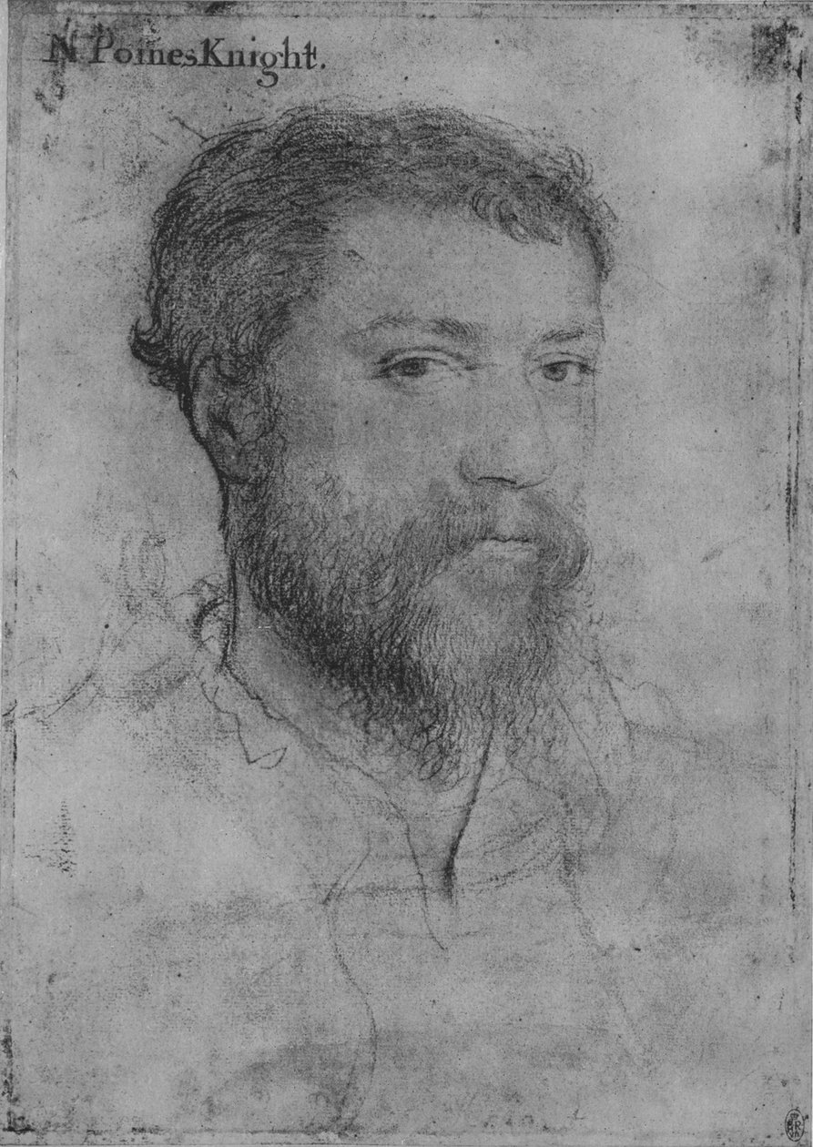 A Gentleman: Unknown Ei, Holbein, 1500-luku 1945 tekijältä Unbekannt
