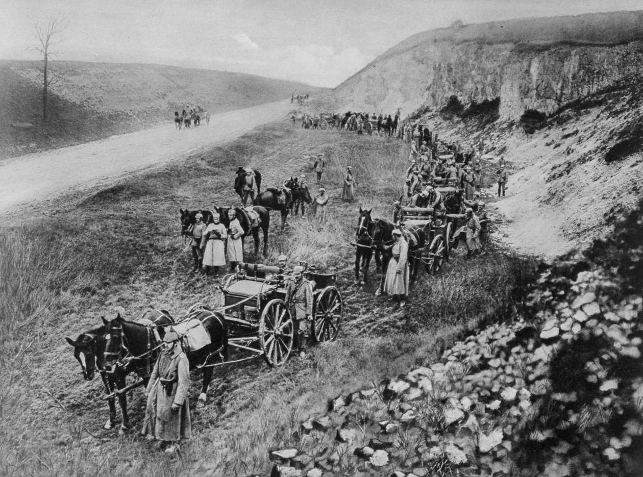Saksalainen konekivääriyksikkö, ensimmäinen maailmansota, 1915 tekijältä Unbekannt