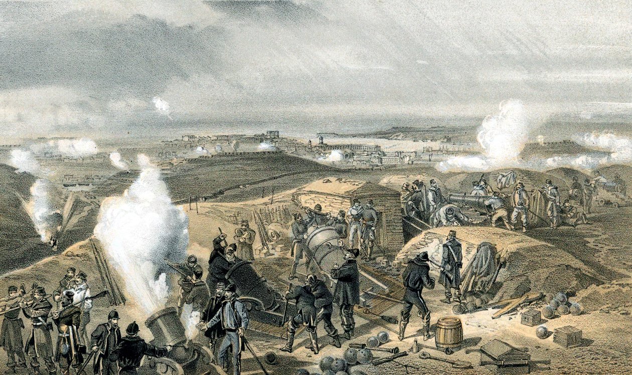 Kuuma päivä pattereissa, Krimin sota, 1853-1856 tekijältä Unbekannt