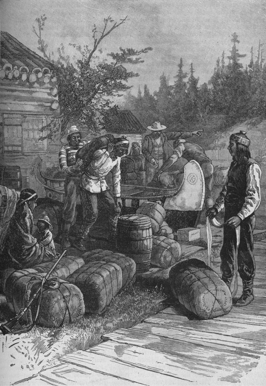 Hudson Bay Companyn posti, 1902 tekijältä Unbekannt