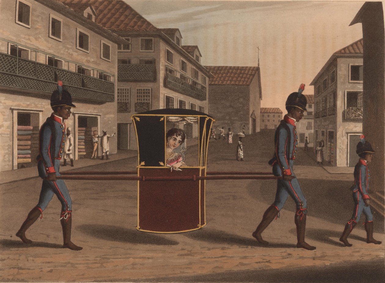 Nainen vierailemassa, 1816. tekijältä Unbekannt