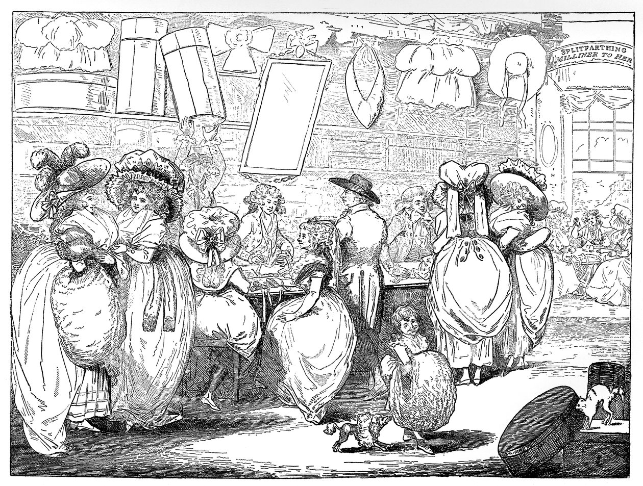 Milliners Shop, 1787 tekijältä Unbekannt