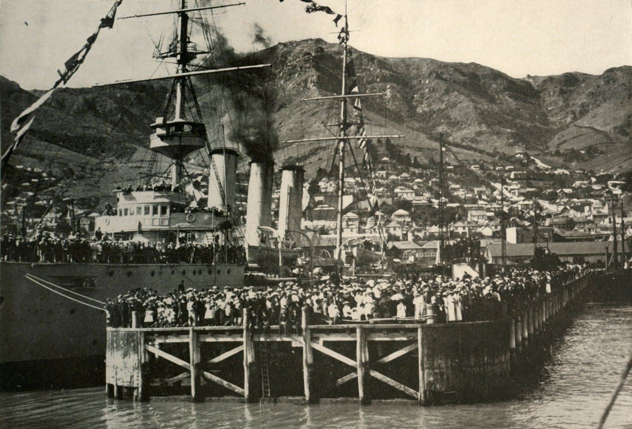 Valokuva otettu Nimrodista...Lyttelton, 1908, 1909. tekijältä Unbekannt