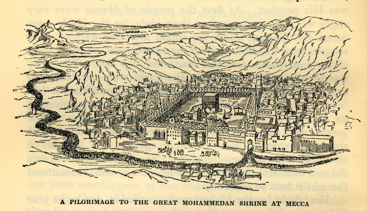 Pyhiinvaellus Suureen Muhammedanin pyhäkköön Mekassa, n. 1930. tekijältä Unbekannt
