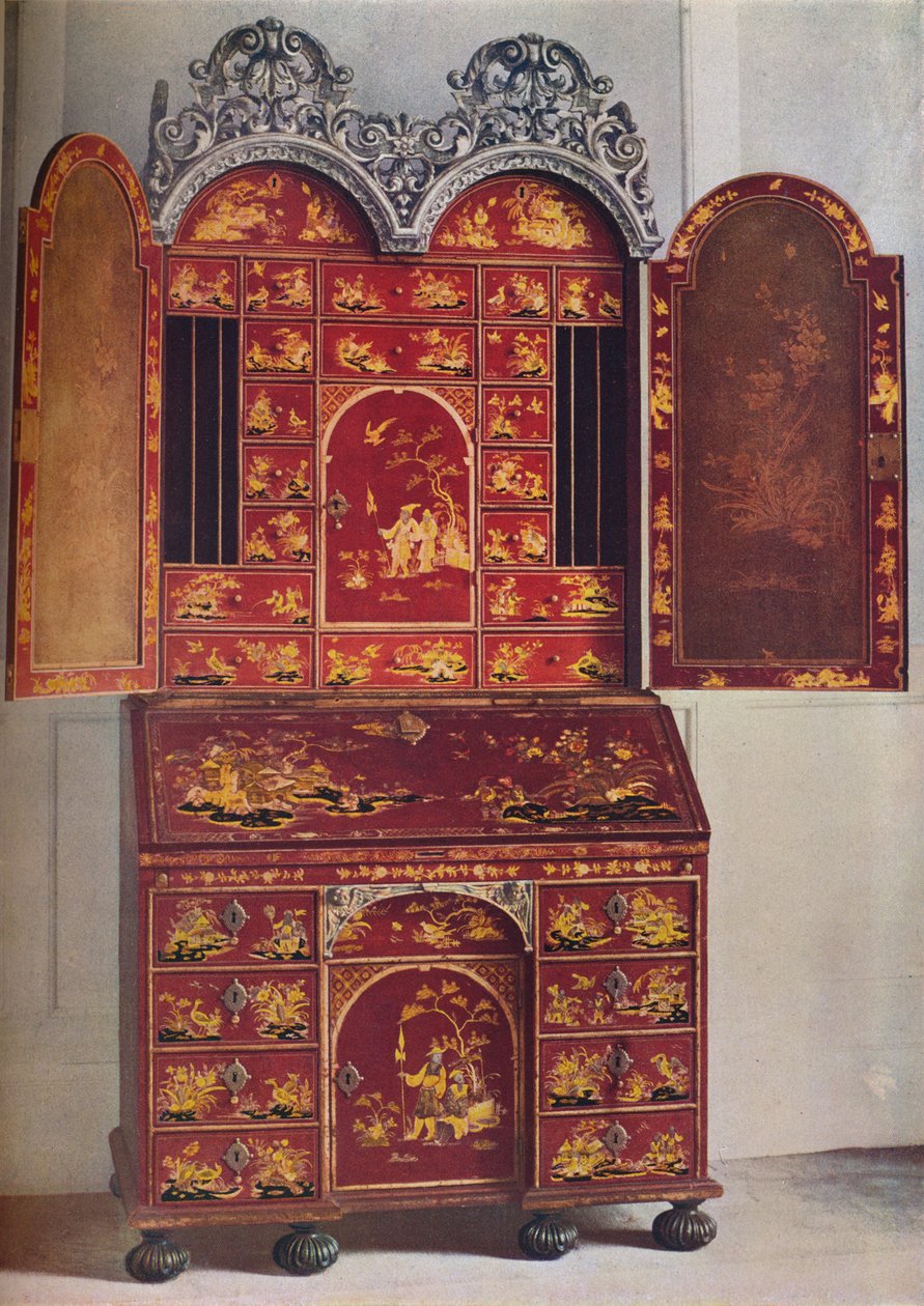 Punainen lakkakaappi, c1685, 1936 tekijältä Unbekannt
