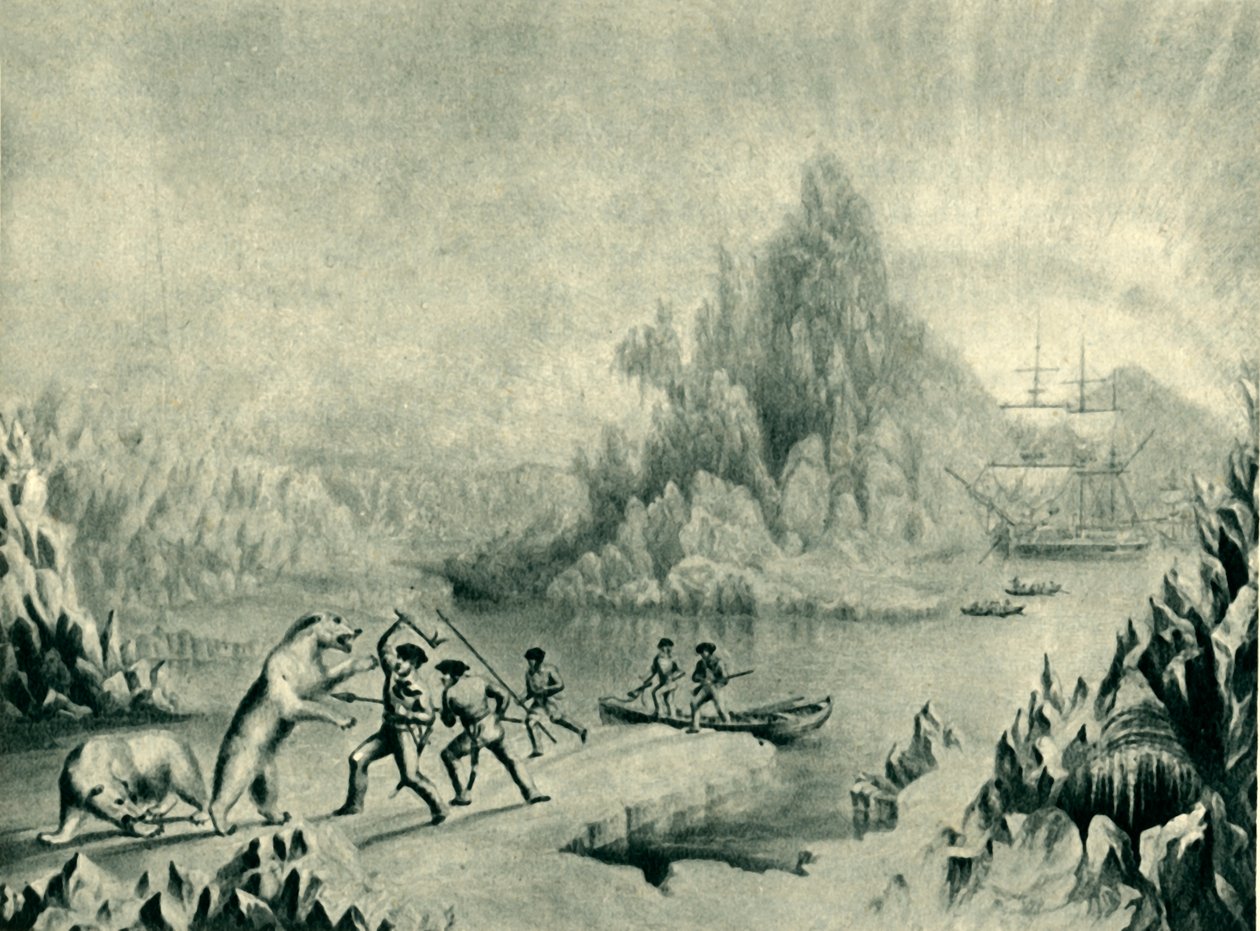 "Avustusjuhla Sir John Franklinia etsimässä", 1800-luku, 1946. tekijältä Unbekannt