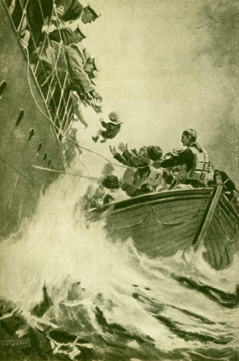 A Rescue at Sea, 1930. tekijältä Unbekannt