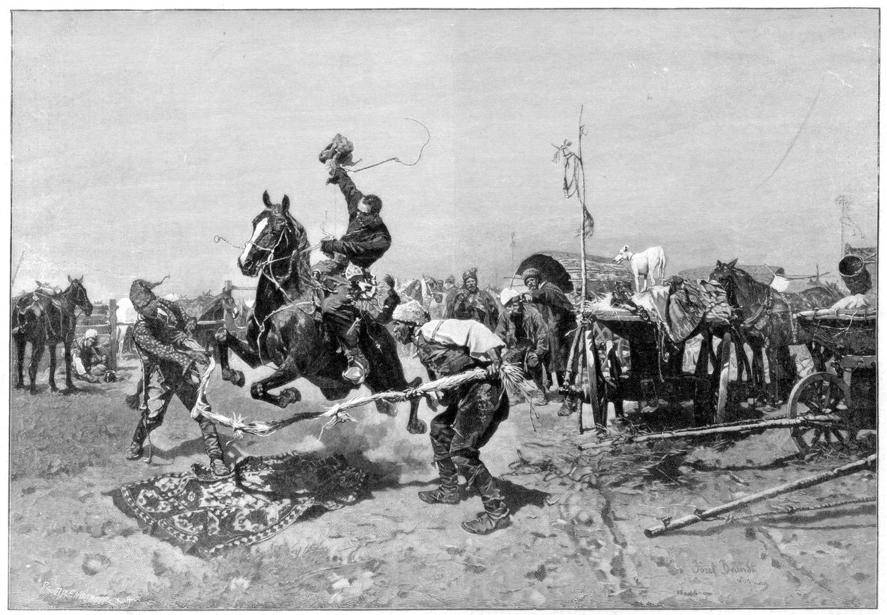 Venäjän hevosmessut, 1894 tekijältä Unbekannt