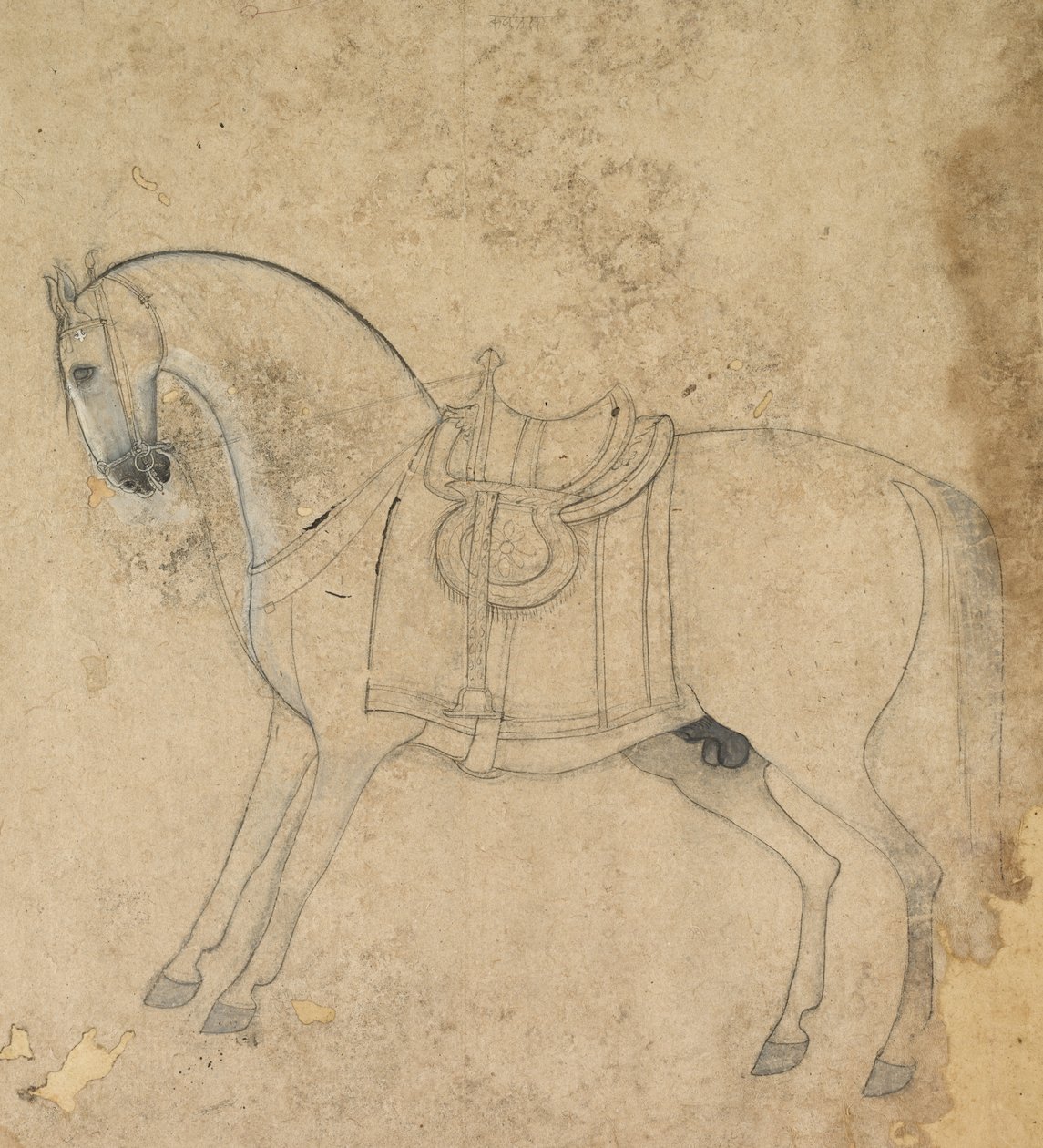 Satulahevonen, n. 1750. tekijältä Unbekannt