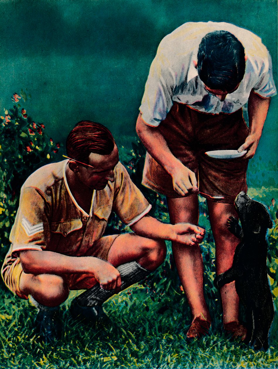 RAF:n Singaporen maskotti, 1940 tekijältä Unbekannt