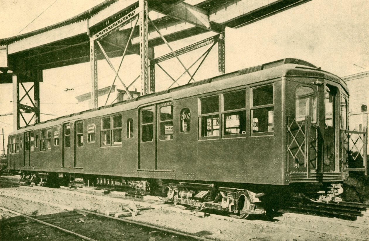 Teräsauto, New Yorkin metro ja kohotetut sähkörautatiet, 1930. tekijältä Unbekannt