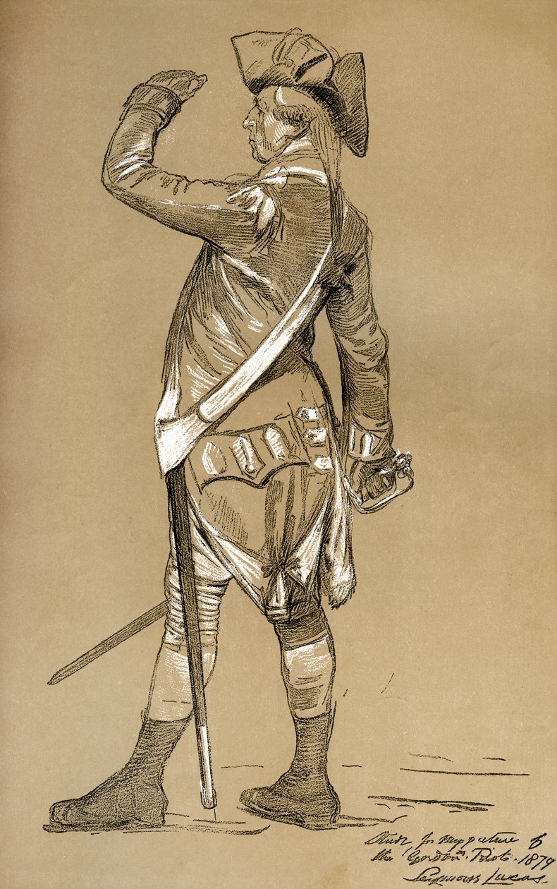 A Study for the Gordon Riots, 1879 1899 tekijältä Unbekannt
