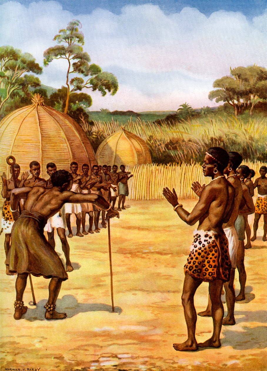 Swazi-noitalääkäri, Afrikka tekijältä Unbekannt
