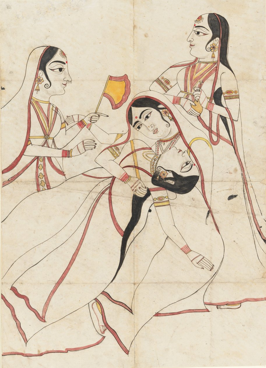 Pyörryttävä nainen, 1800-luvun loppu. tekijältä Unbekannt