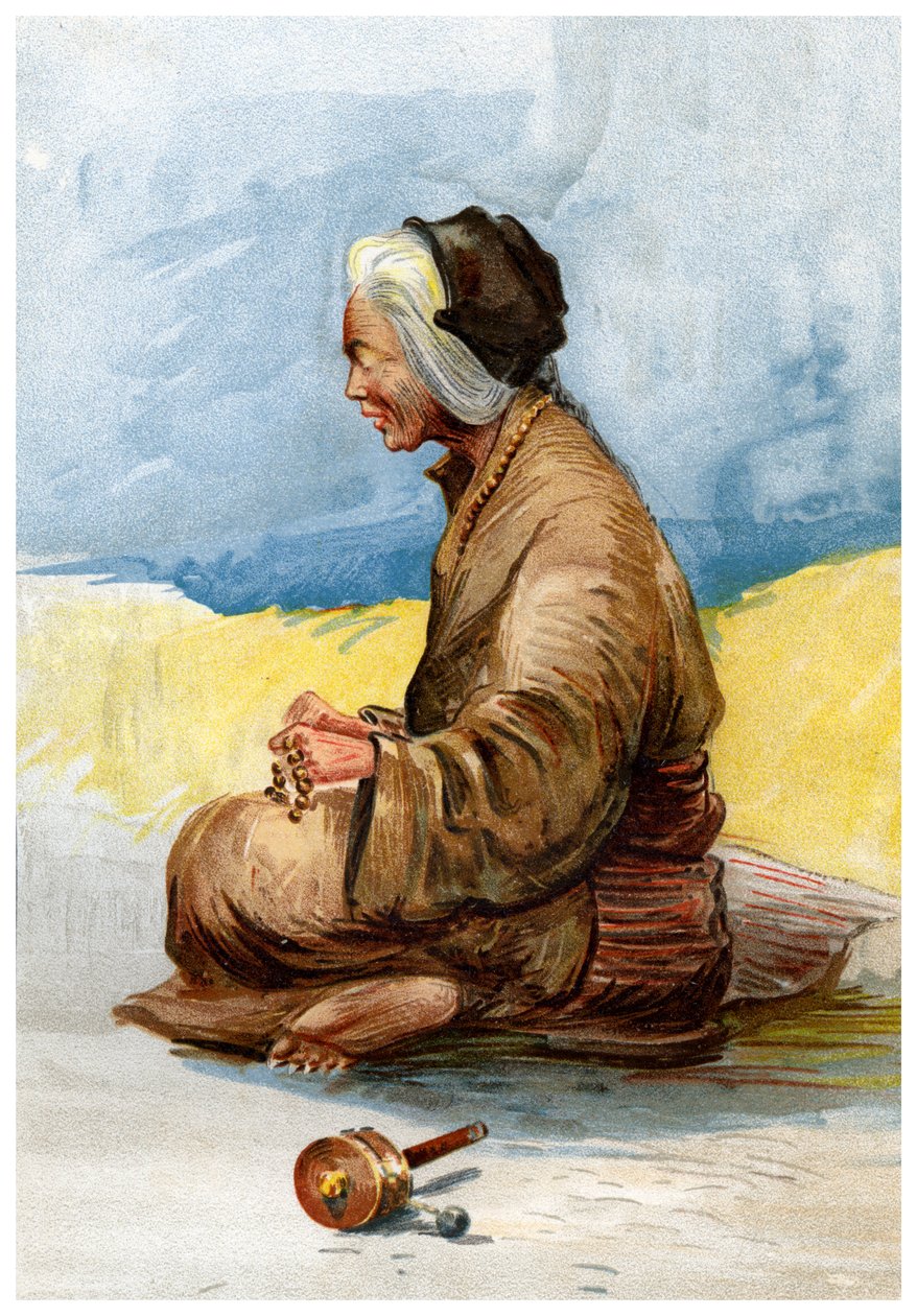 Tiibetiläinen ennustaja, 1898 tekijältä Unbekannt