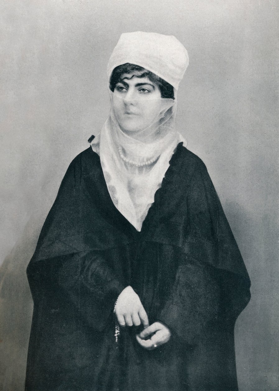 Turkkilainen nainen ulkoasussa, 1912 tekijältä Unbekannt