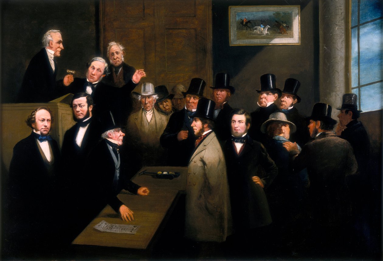 "A West Indian Sugar Sale", 1860 tekijältä Unbekannt