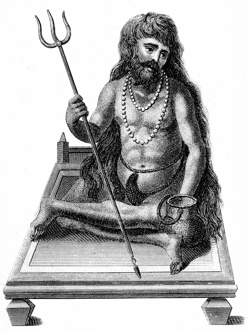 Joogi meditoi, 1811 tekijältä Unbekannt