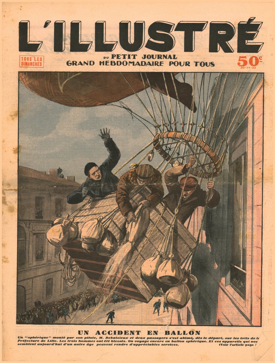 Ilmapallo-onnettomuus, 1932. tekijältä Unbekannt