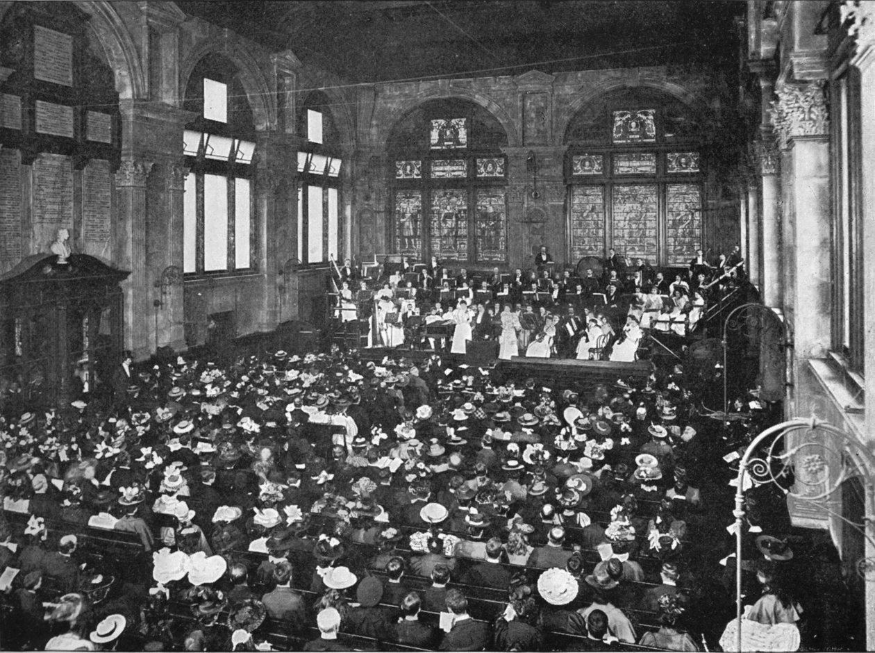 Konsertti Guildhall School of Musicissa Lontoossa, 1901 1901 tekijältä Unbekannt