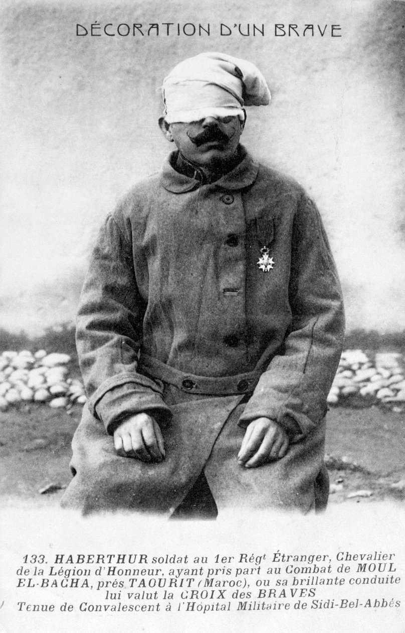 Toipuva legionääri, Sidi Bel Abbes, Algeria, 1910 tekijältä Unbekannt