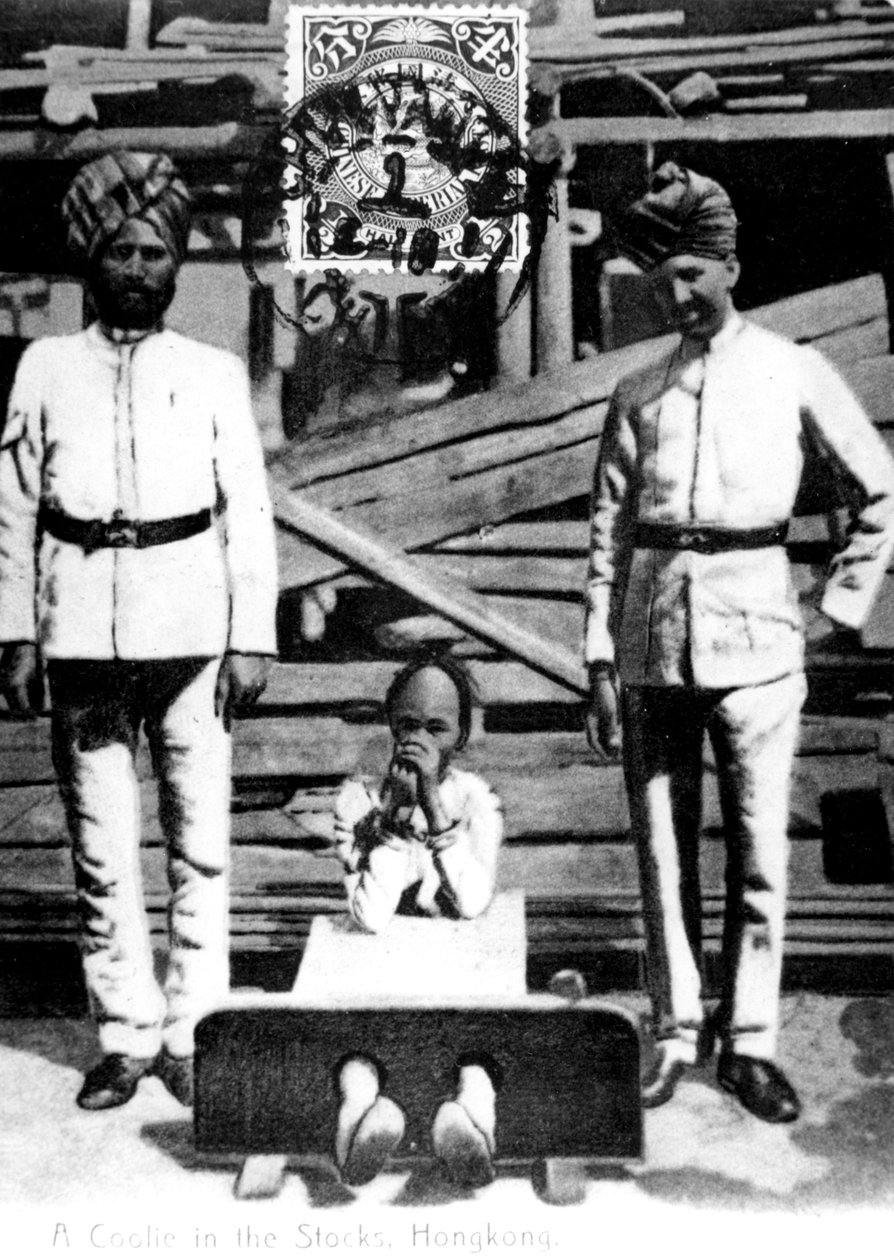 Coolie pörssissä, Hongkong, 1908 tekijältä Unbekannt
