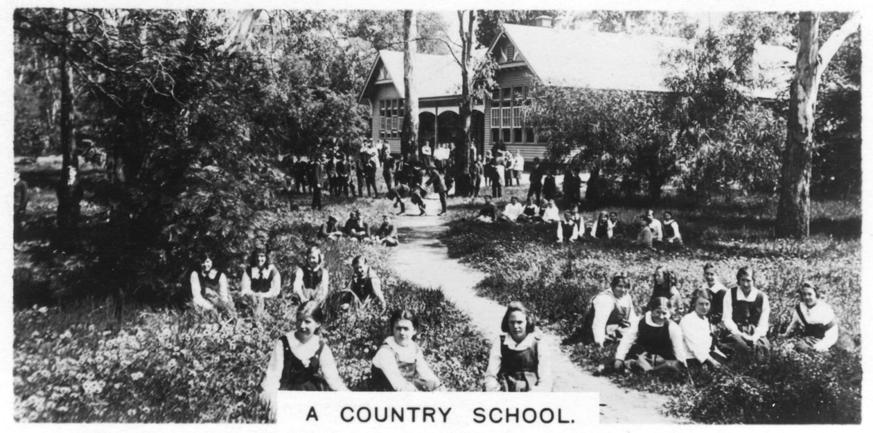 Maaseutukoulu, Australia, 1928 tekijältä Unbekannt