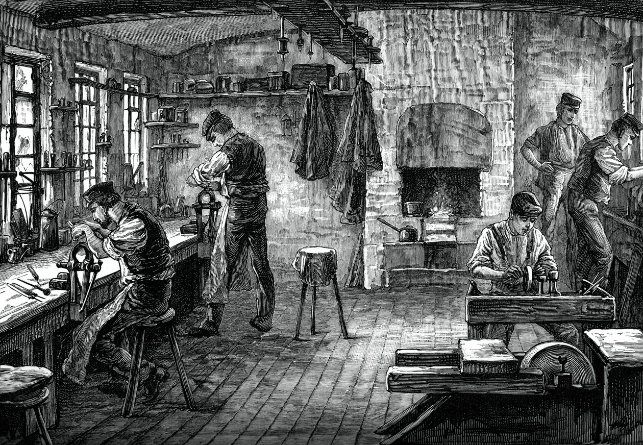 Leikkurikauppa, c1880 tekijältä Unbekannt