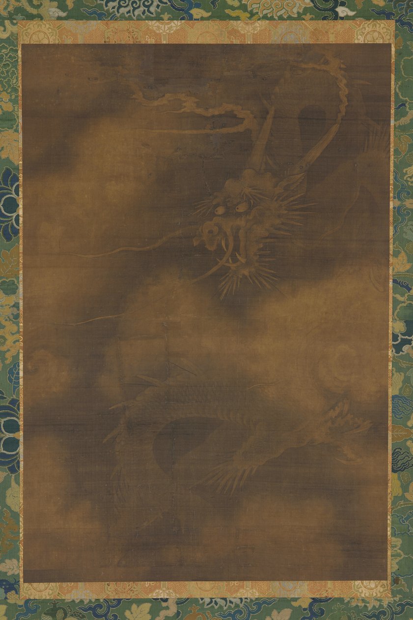 Lohikäärme ja pilvet, Ming-dynastia, 1368-1644. tekijältä Unbekannt