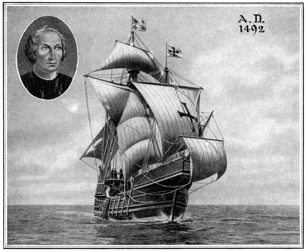 Kopio yhdestä Christopher Columbus -purjelaivasta, 1922 tekijältä Unbekannt