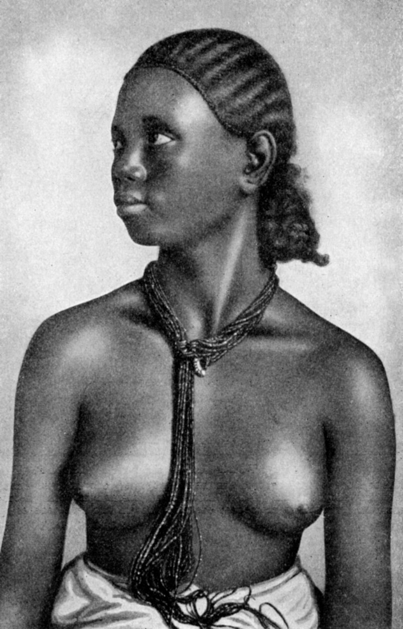 Tyttö Tigreen kansasta, Afrikka, 1922 tekijältä Unbekannt