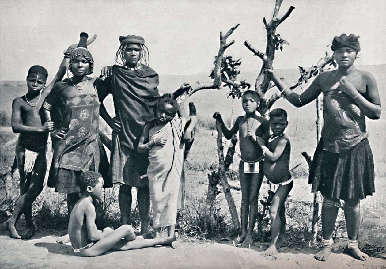Zulusryhmä, 1912 tekijältä Unbekannt