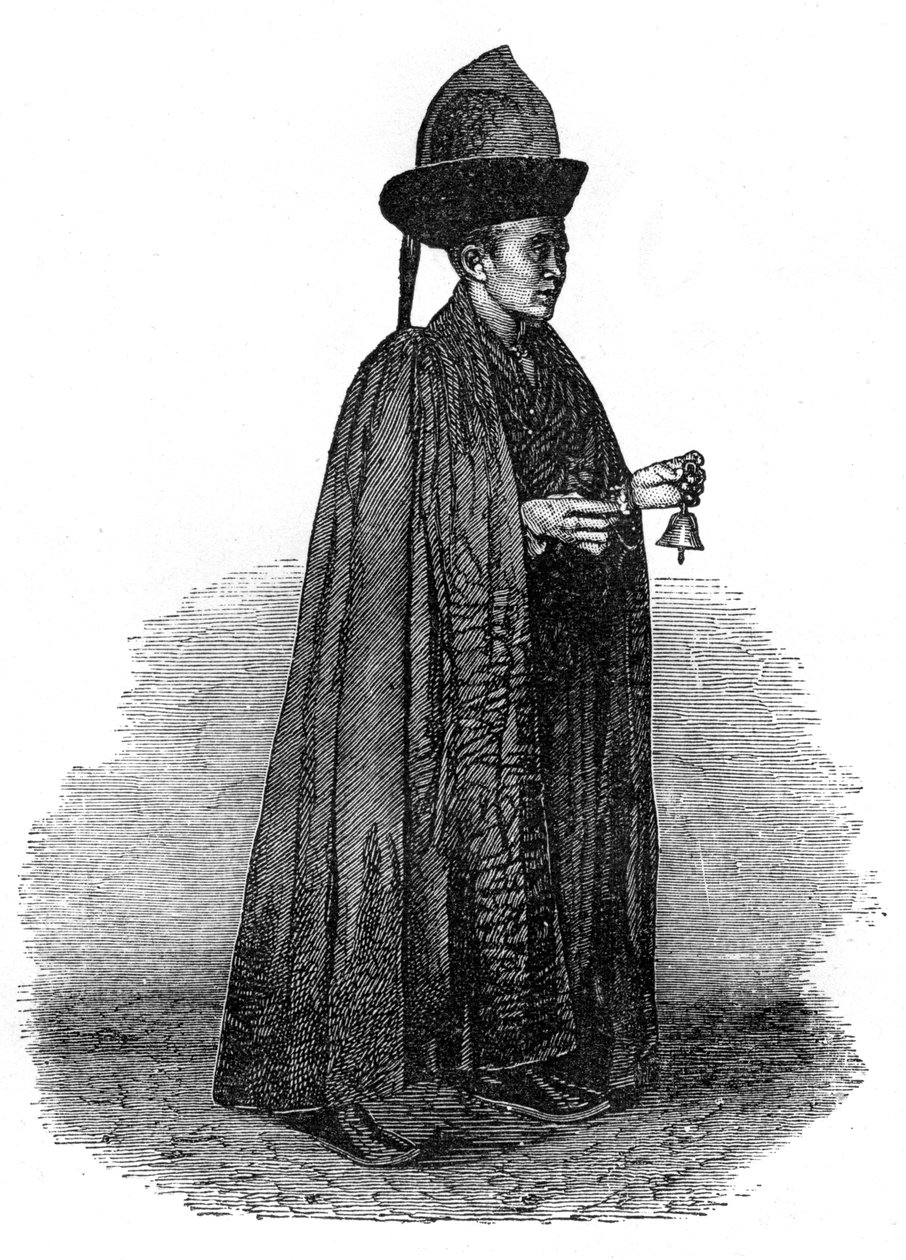 Lama, Tiibet, 1800-luku tekijältä Unbekannt