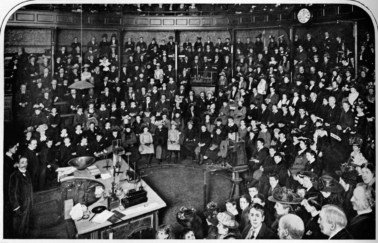Luento Royal Institutionissa Lontoossa, 1903 1903 tekijältä Unbekannt