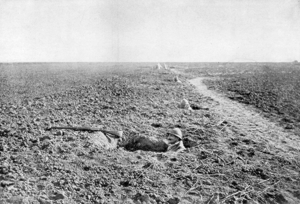 Ranskan jalkaväen kettujen rivi, 1918 tekijältä Unbekannt