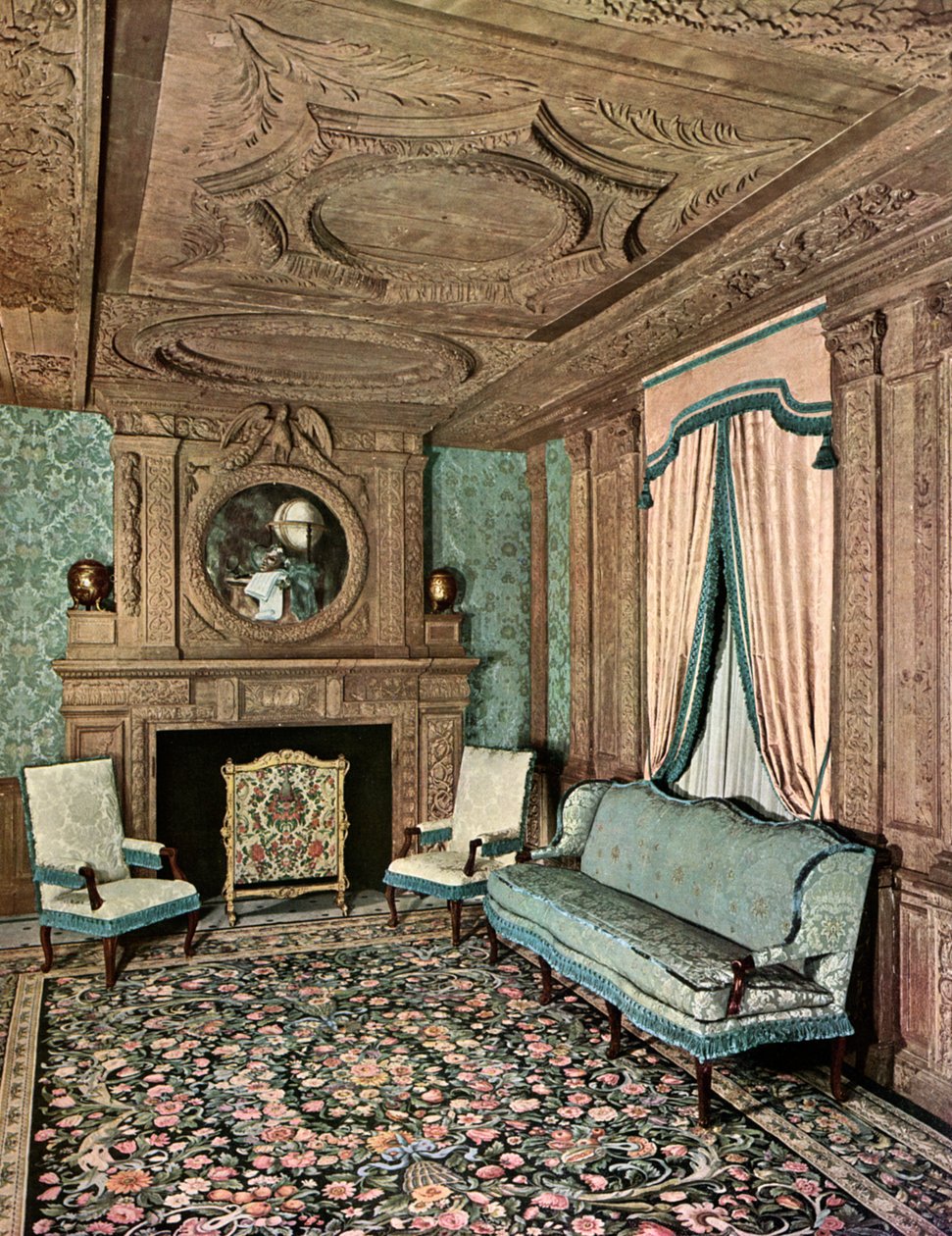 Olohuone Louis XIII:n hallituskaudella, Hôtel Marion du Fresne, Saint-Malo, Ranska, 1938 tekijältä Unbekannt