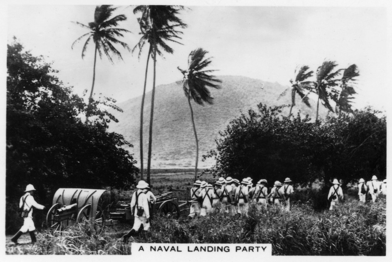 Laivaston maihinnousuryhmä, St Kitts, Länsi-Intia, 1937 tekijältä Unbekannt