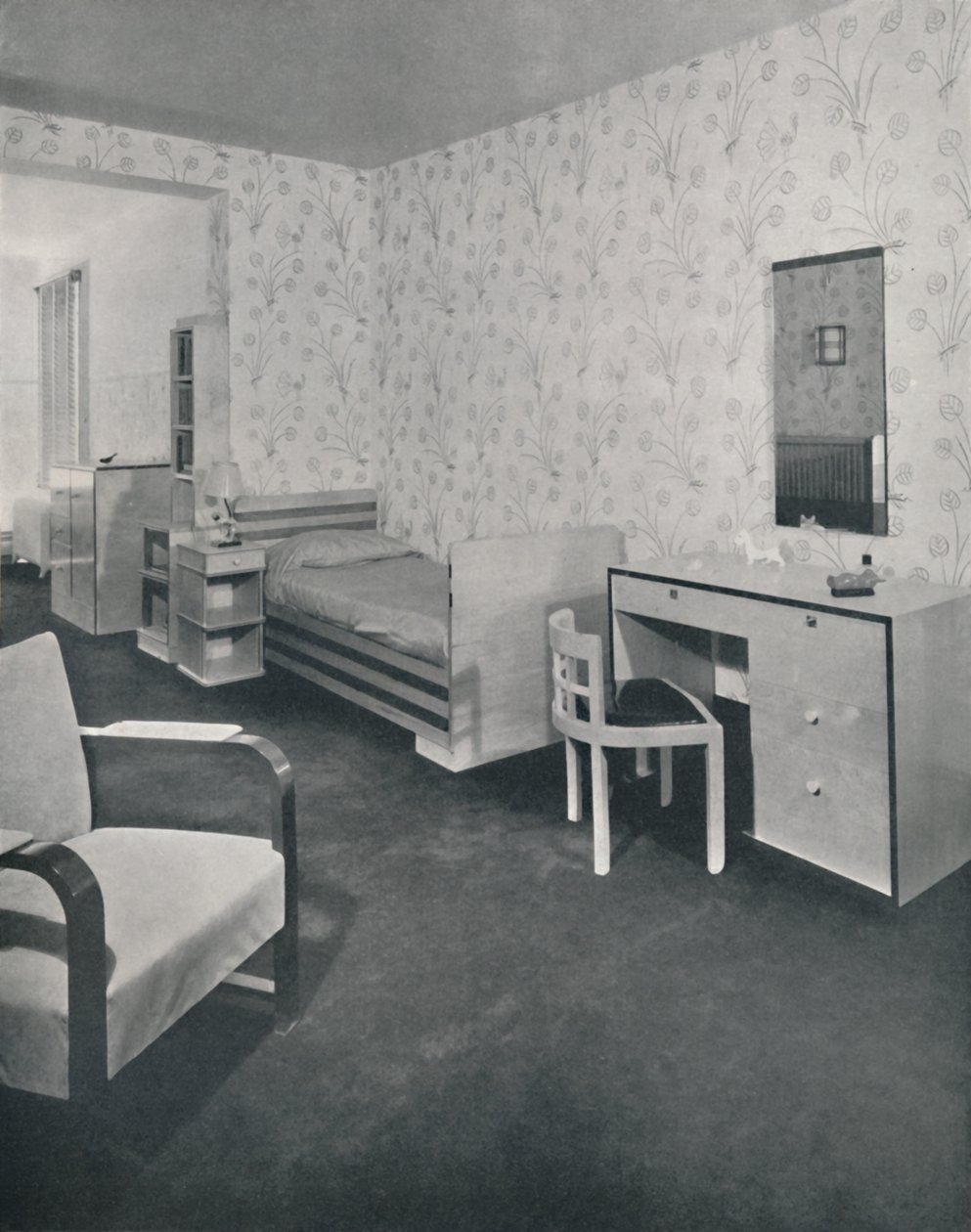 Taimitarha, joka on suunniteltu Frankl Galleries, Inc:lle, 1933 tekijältä Unbekannt
