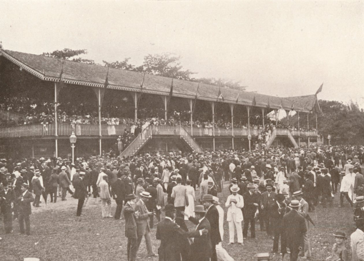 Osa Derby Club Racecourse Enclosuresta, 1914 tekijältä Unbekannt