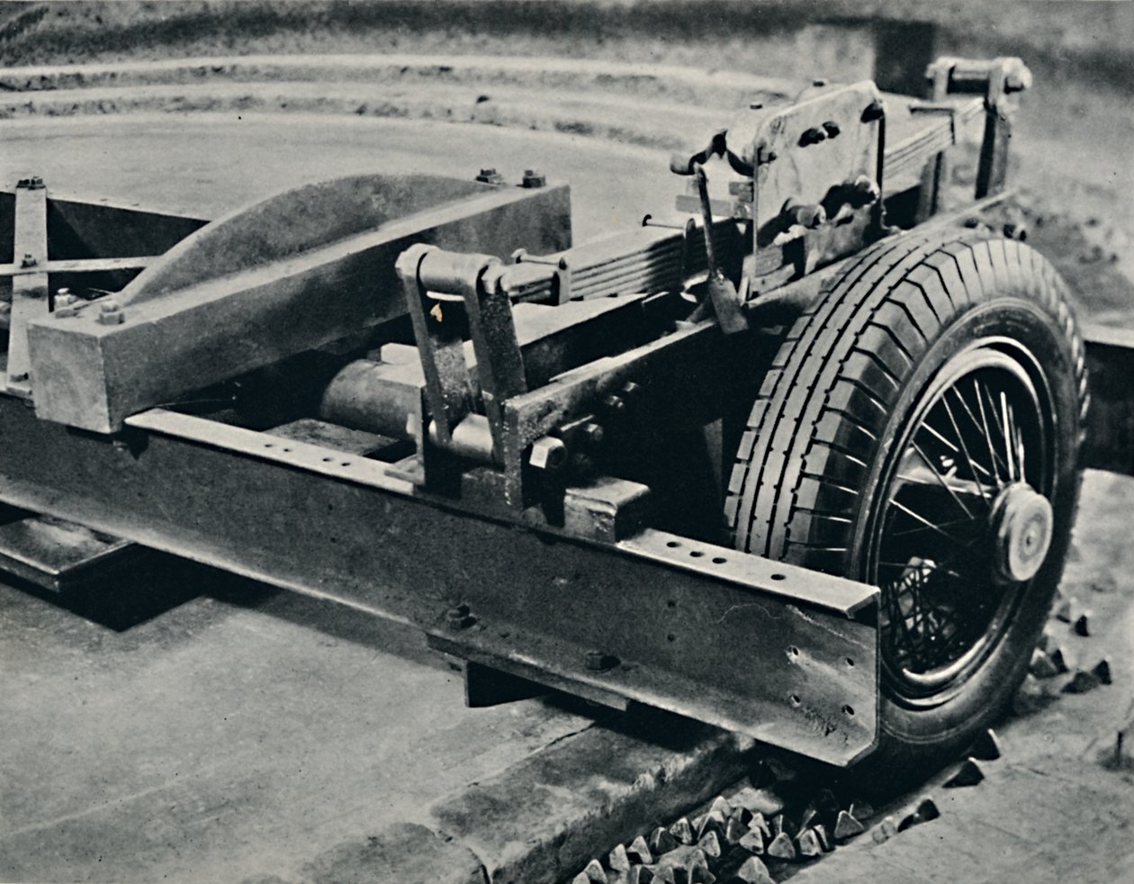 Roadster-rengas testauksessa, 1937 tekijältä Unbekannt