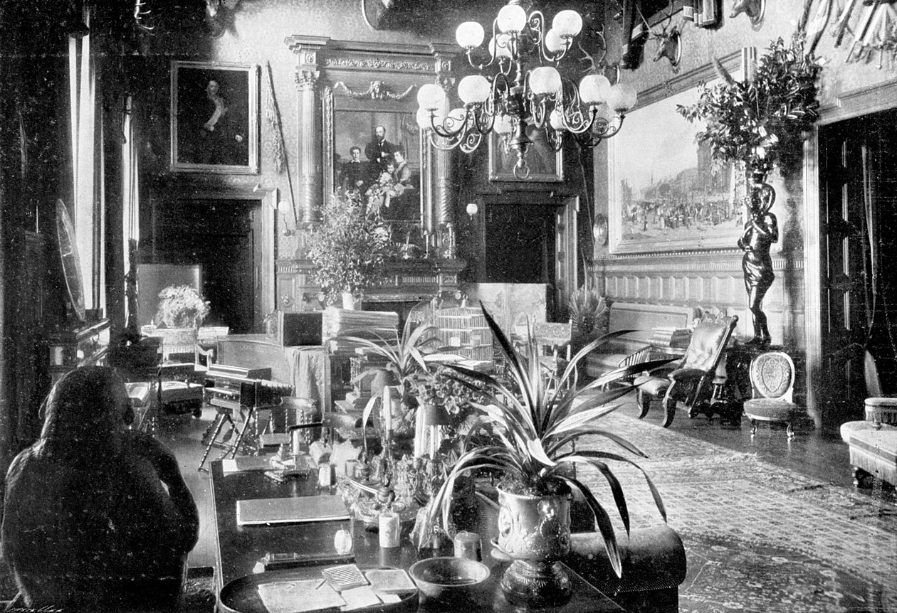 Salonki, Sandringham House, Norfolk, 1910 tekijältä Unbekannt