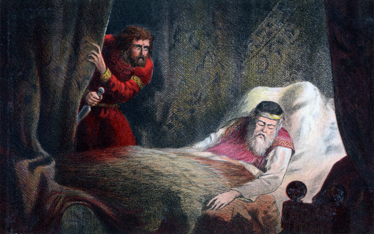 Kohtaus Macbethistä, 1600-luvulta tekijältä Unbekannt