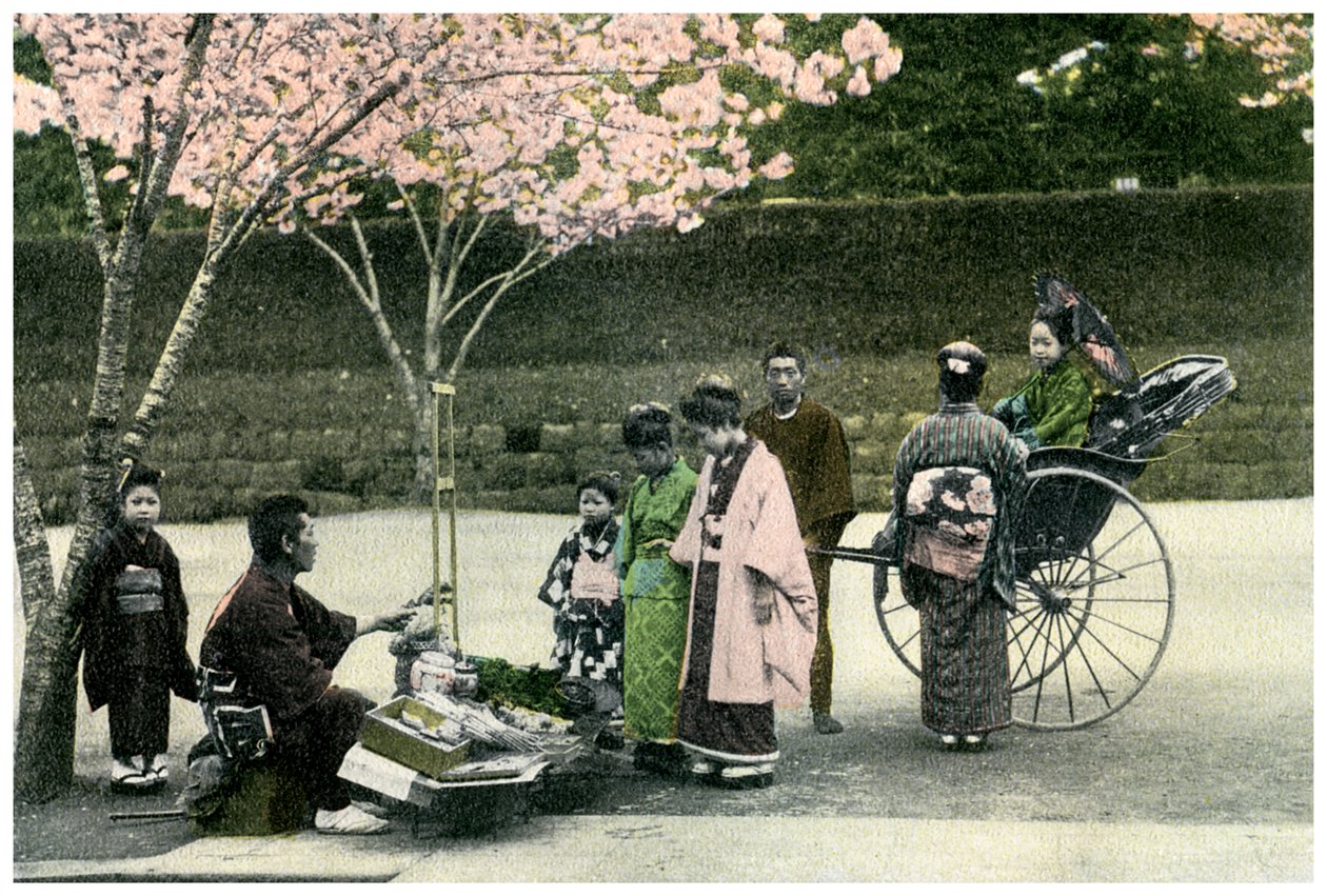 Katukauppias, Japani, 1904 tekijältä Unbekannt