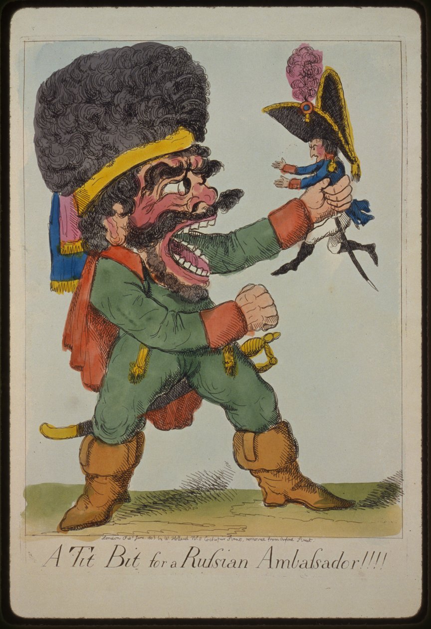 Pieni tissi Venäjän suurlähettiläälle!!!, 1803 tekijältä Unbekannt
