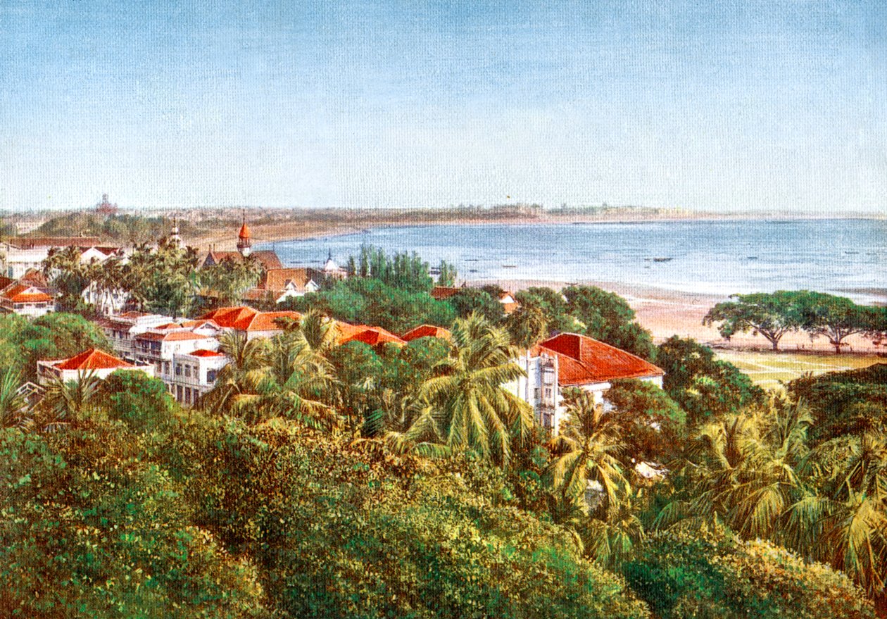 Näkymä Ridgestä, Bombay, Intia, 1900-luvun alku tekijältä Unbekannt