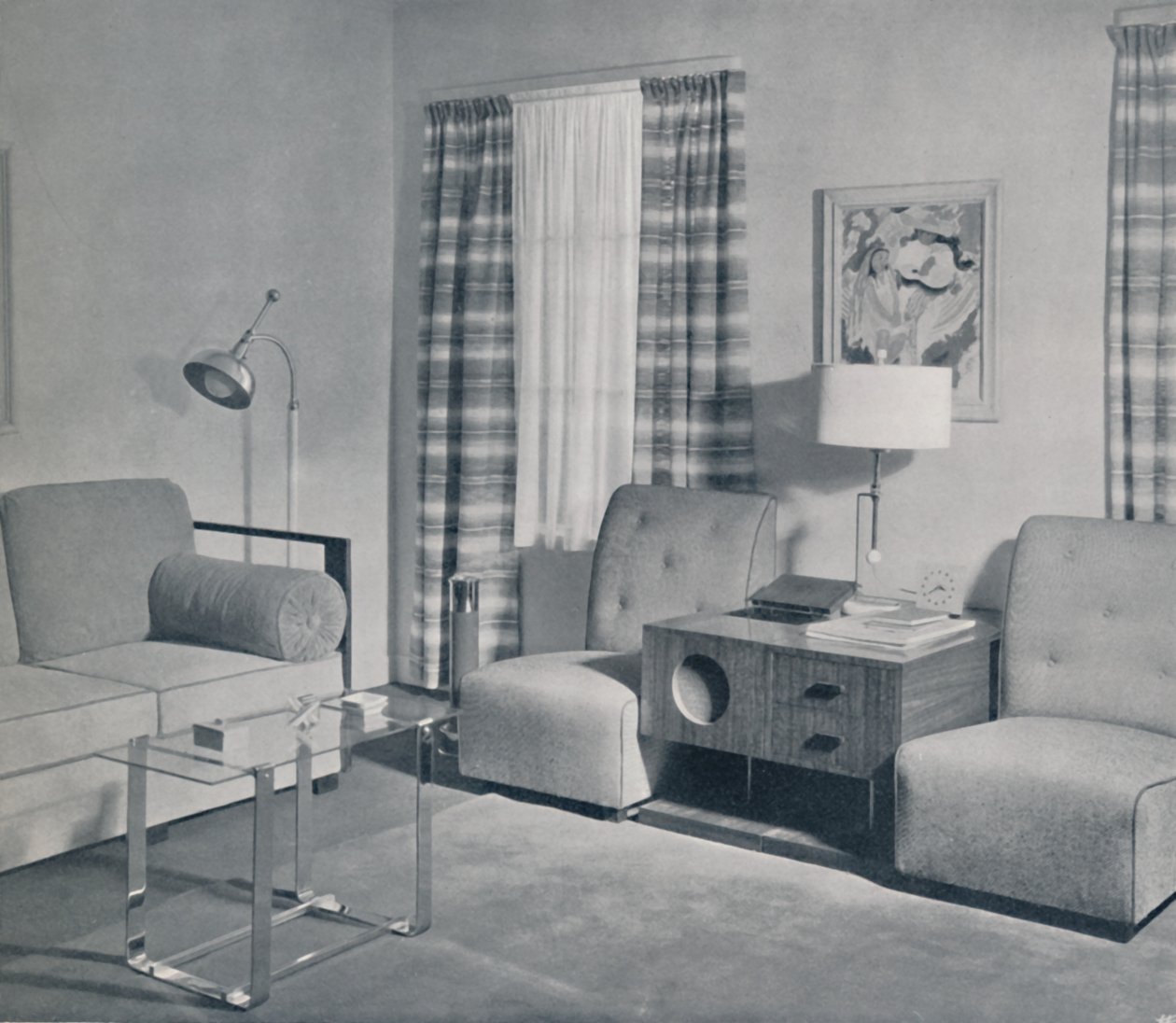 Näkymä kahden huoneen huoneistossa Keeler Buildingissa, Grand Rapidsissa, Michiganissa, 1935 tekijältä Unbekannt